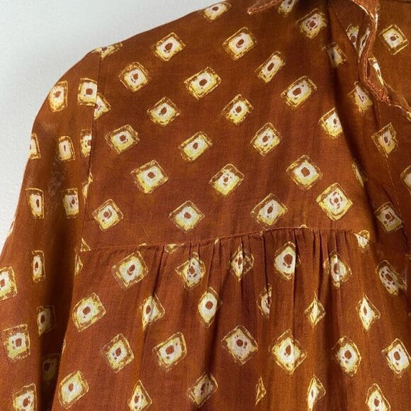 Maison Hotel Ziggy Boho Blouse in Bandhani Spring Pattern - Picture 4 of 7